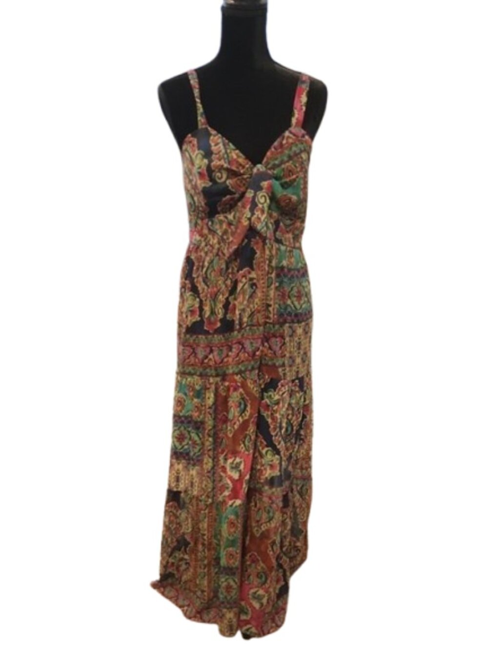 [Isabel & Nina] Boho Floral Maxi Dress in Multicolor - Size 12
